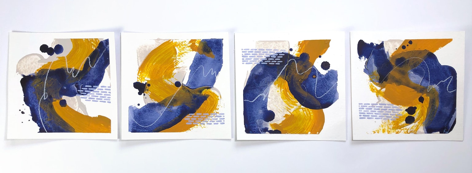 Acrylic Abstract Artworks - image 1 - student project