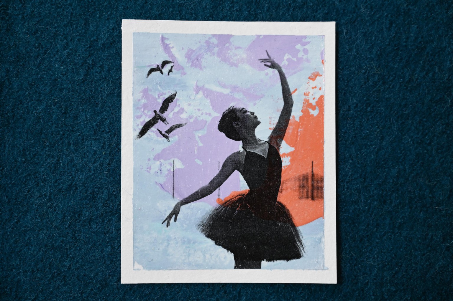 Acrylic Painting with Image Transfer - image 2 - student project