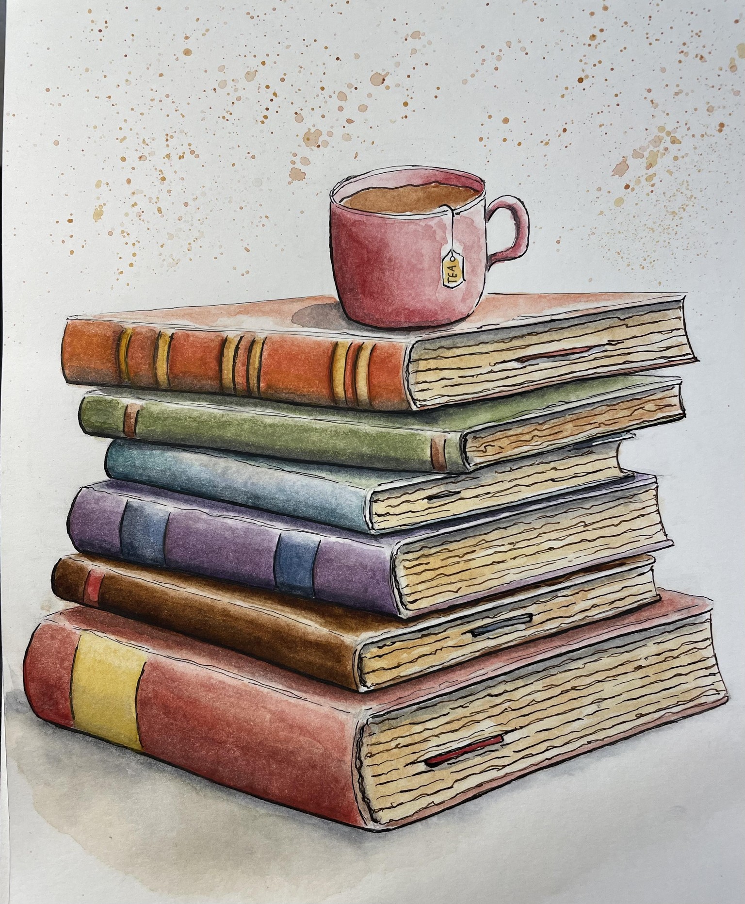 Books & tea - image 1 - student project