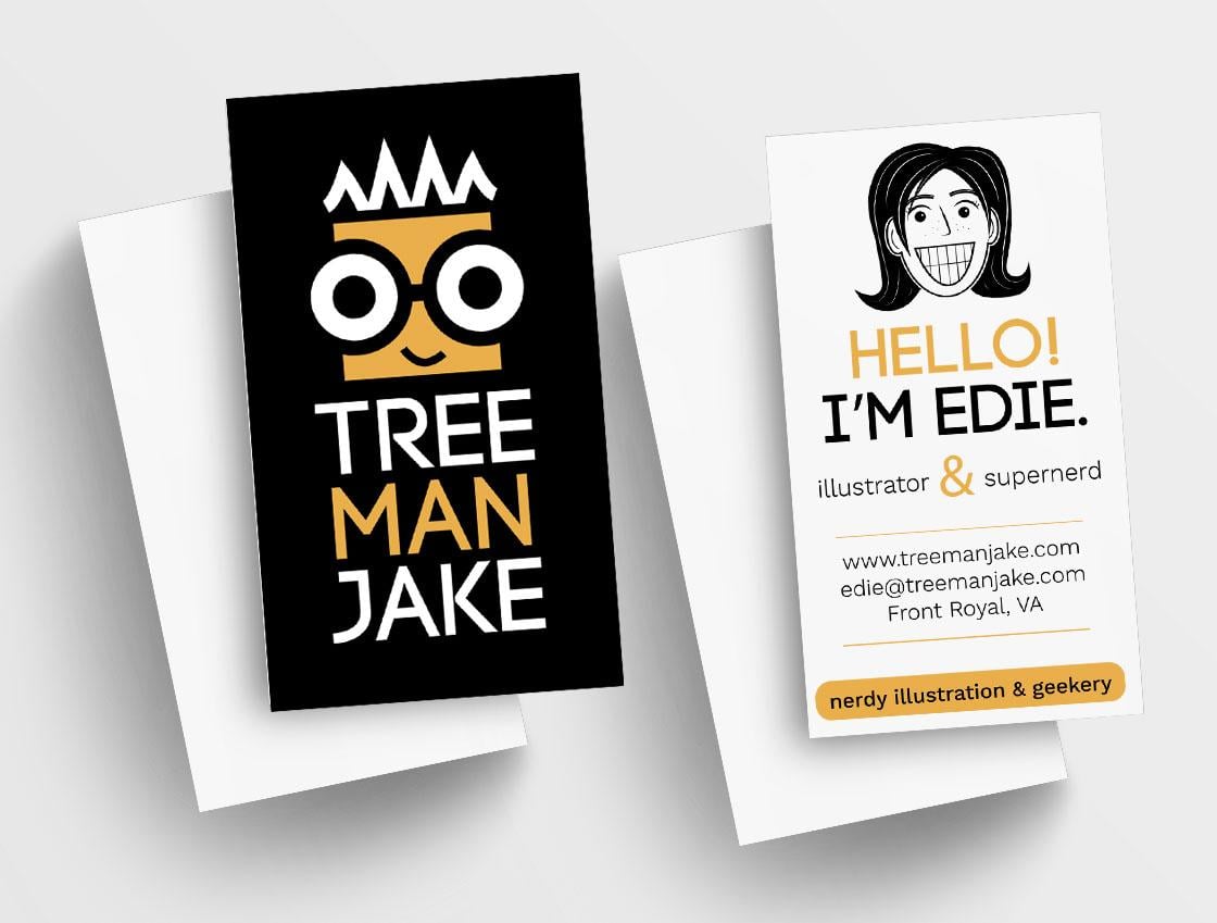 treemanJAKE Business Card - image 14 - student project