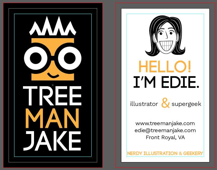 treemanJAKE Business Card - image 12 - student project