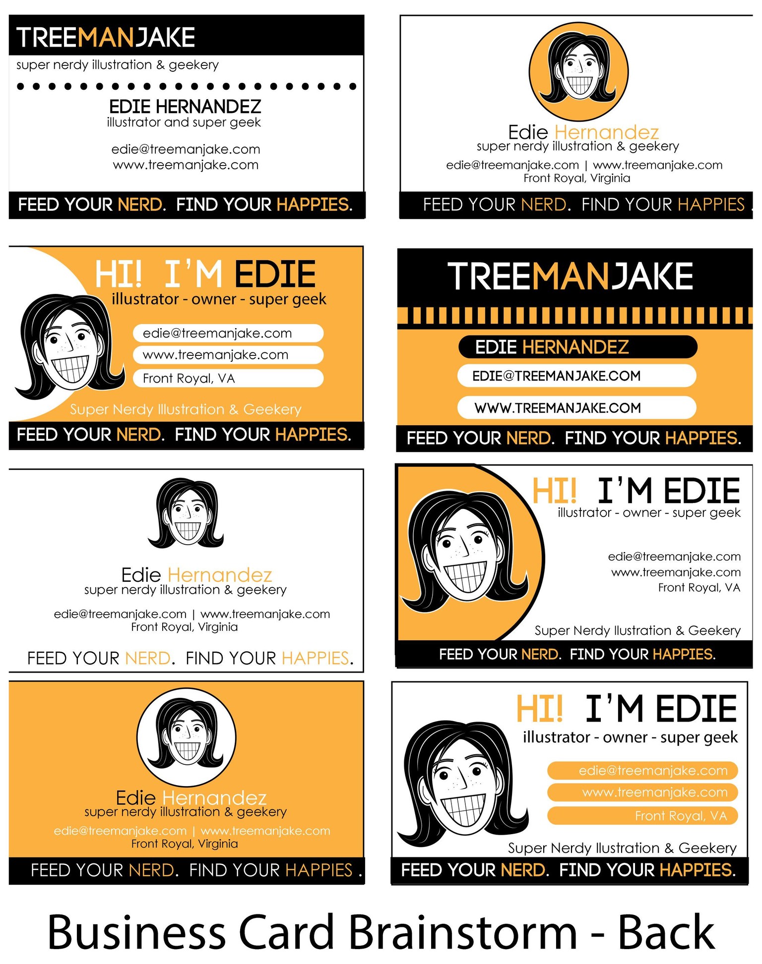 treemanJAKE Business Card - image 10 - student project