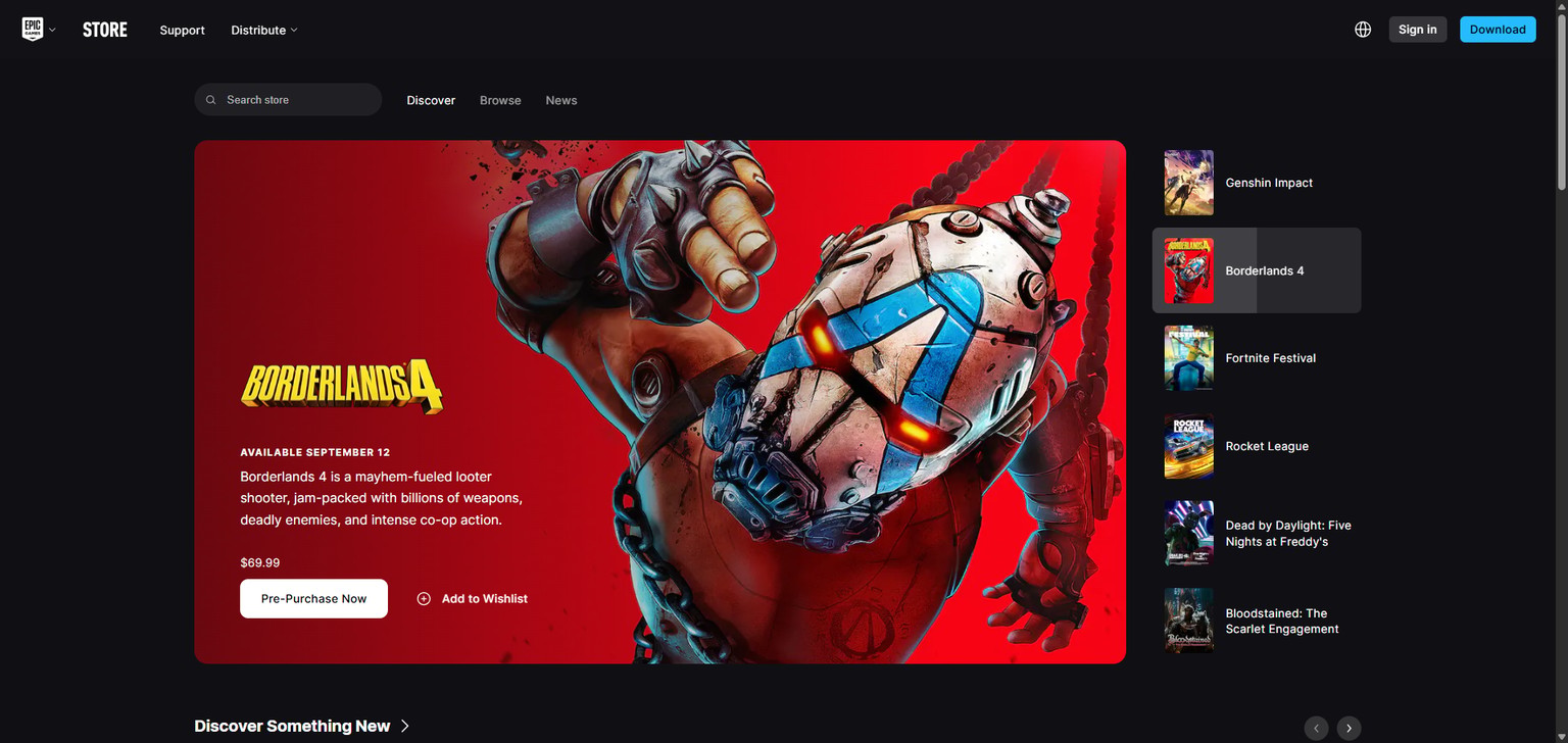 Heuristic Evaluation of Epic Games Store Website - image 1 - student project