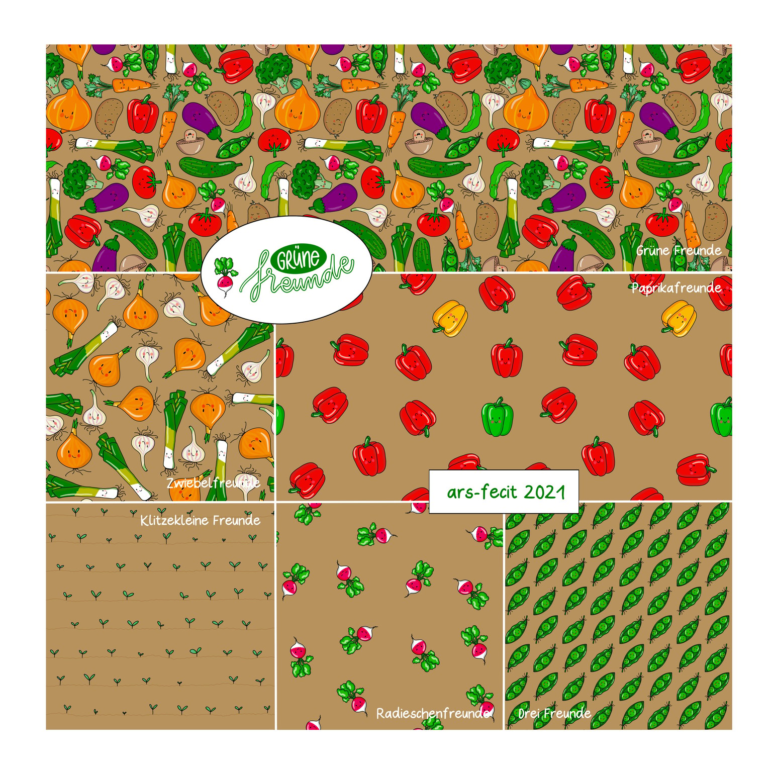 Veggie-Pattern - image 2 - student project