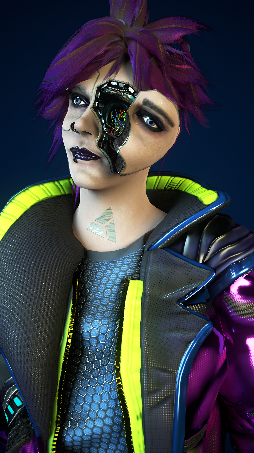 CyberPunk Girl - image 3 - student project