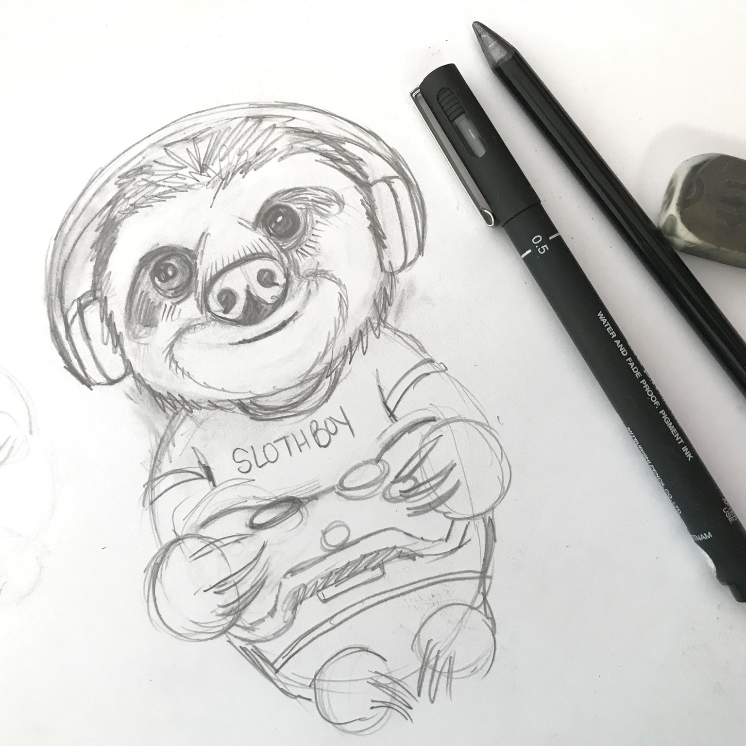 Gamer Slothboy - image 2 - student project