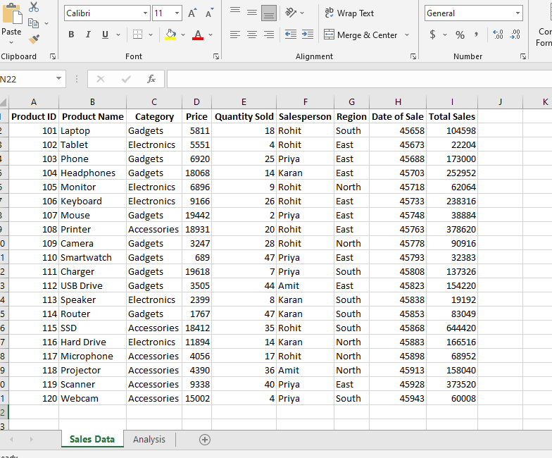 EXCEL PROJECT USING FUNCTIONS - image 1 - student project