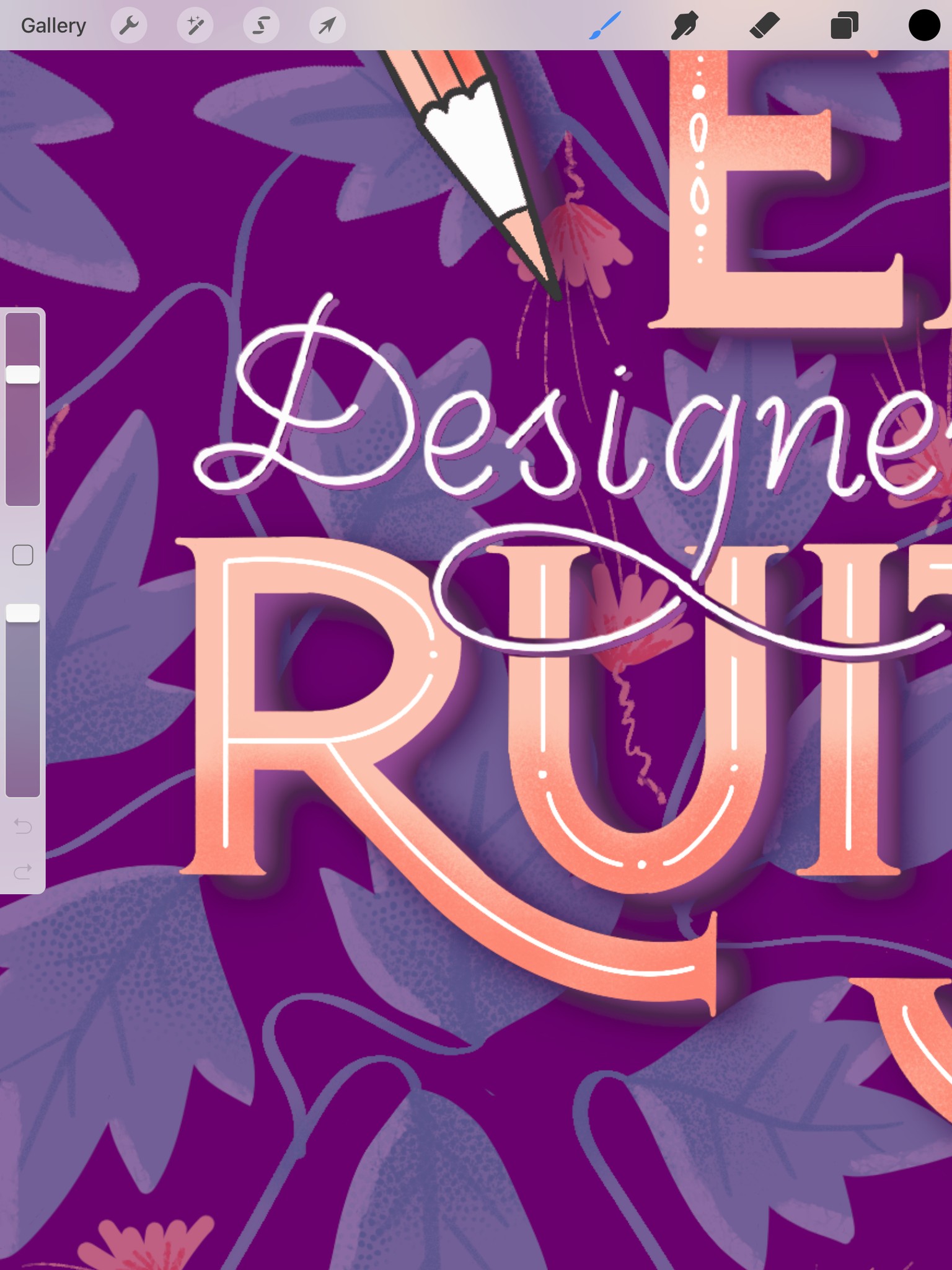 Lettering according to Gia - image 3 - student project