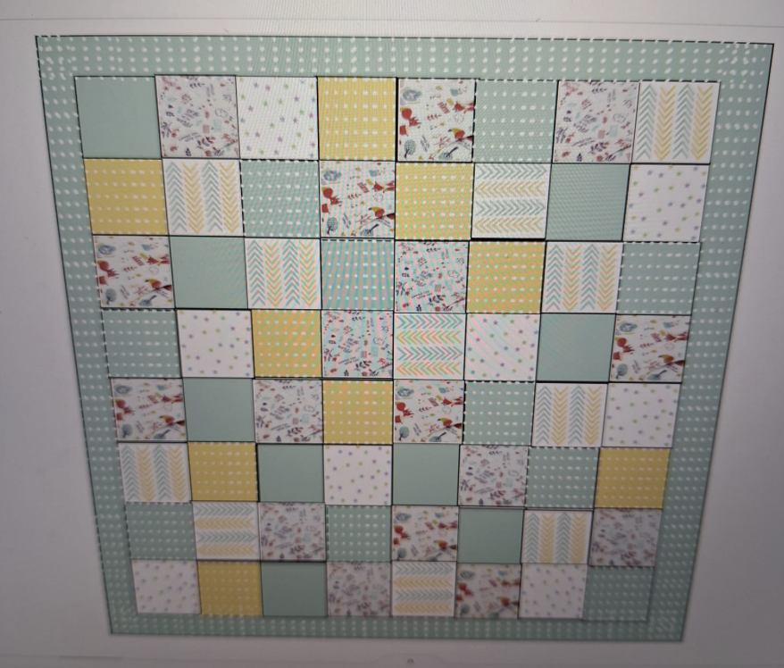 Square Baby Quilt - image 1 - student project