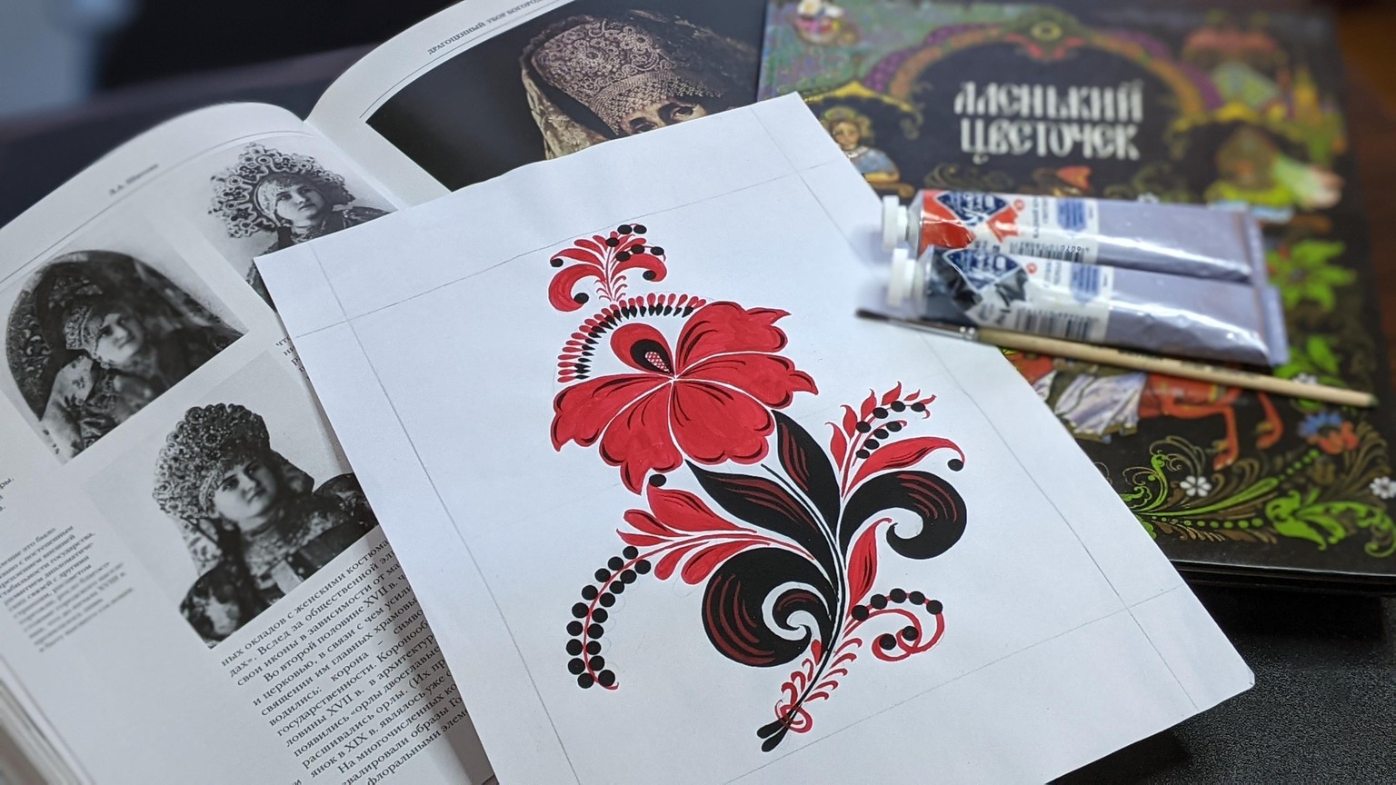 Scarlet Flowers from the fairytale of my childhood - image 1 - student project