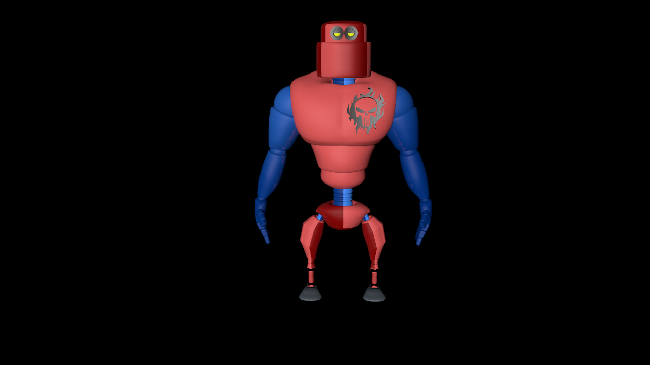 robot character 3d - image 3 - student project