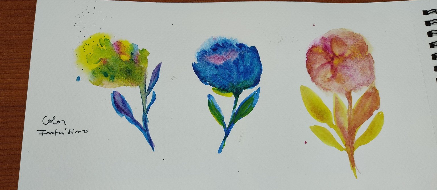 Acuarela - Estudio de color con flores. - image 5 - student project