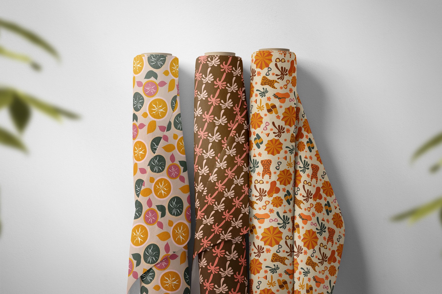 Retro Summer Pattern Collection - image 5 - student project