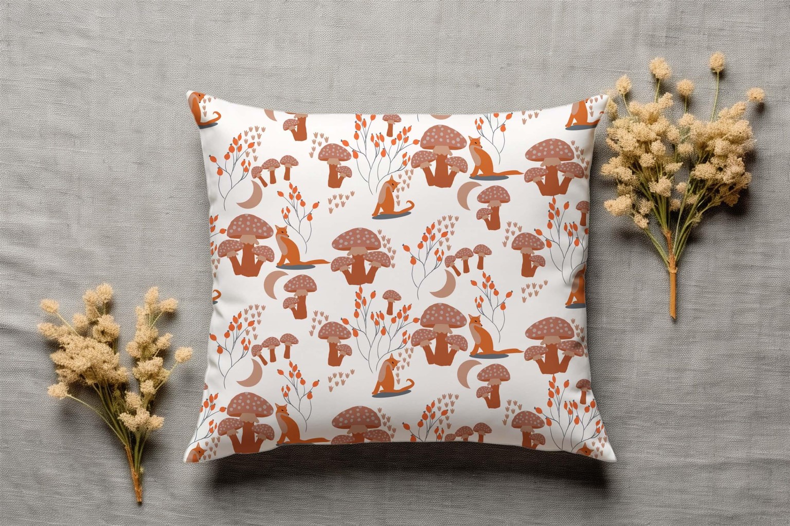 Autumn Forest Pattern Scene - image 1 - student project