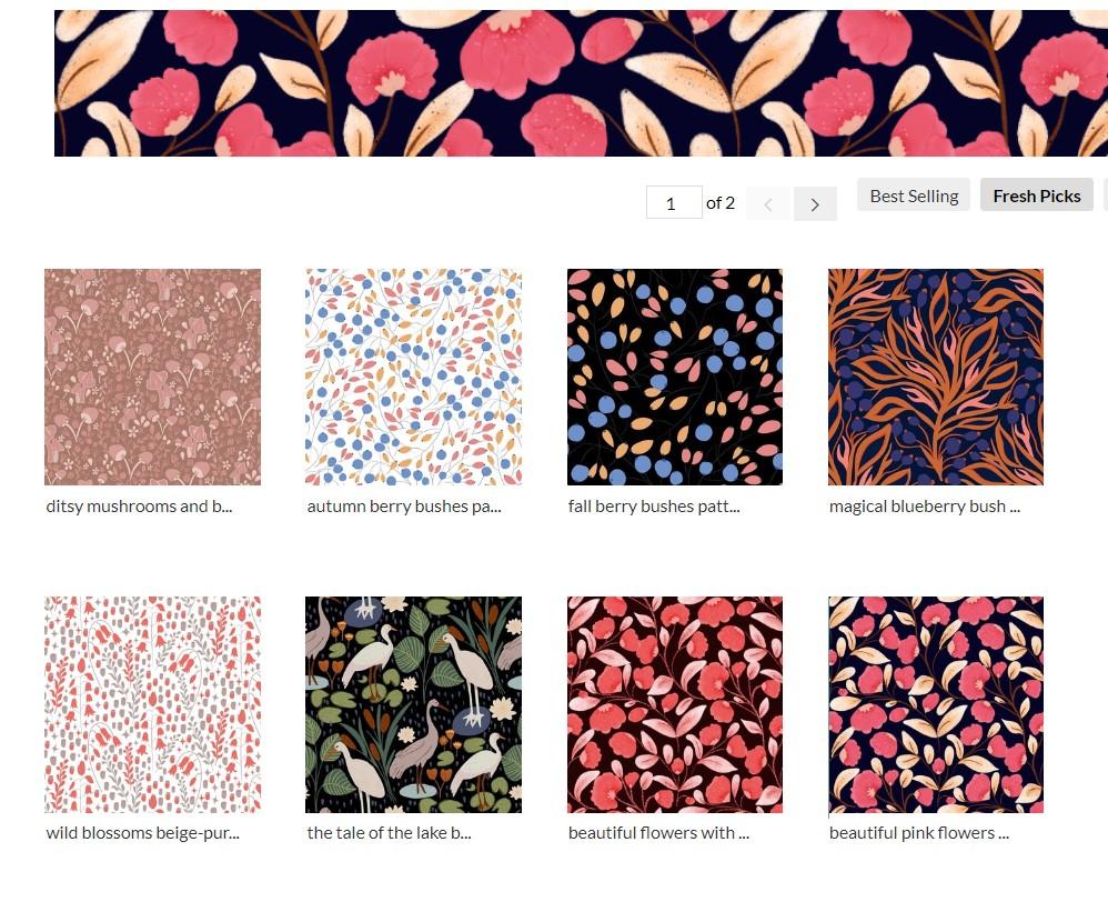 My Spoonflower Shop - image 1 - student project