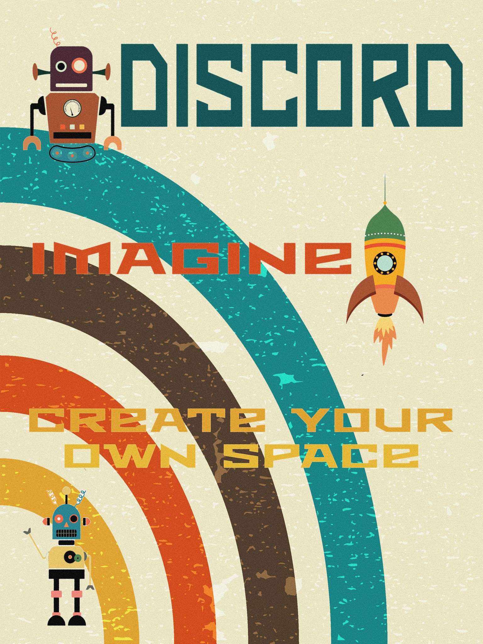 Retro Discord Poster - image 1 - student project