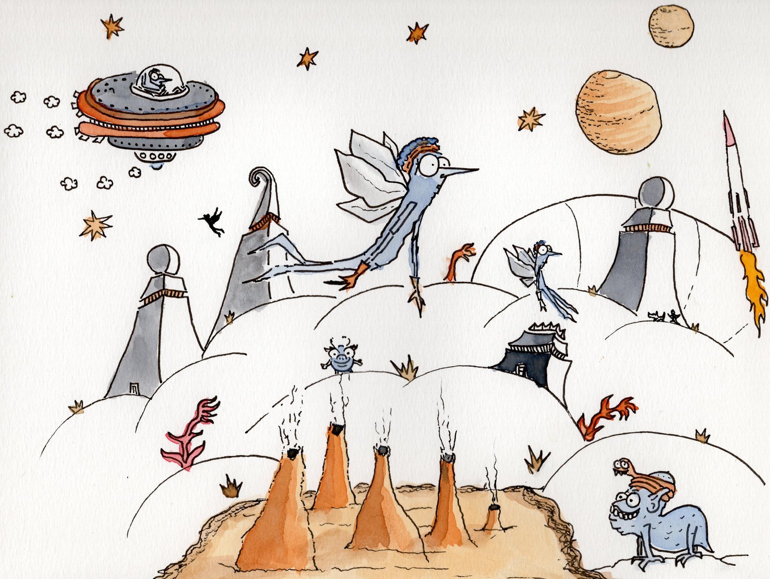 Aliens and Alien World - image 2 - student project