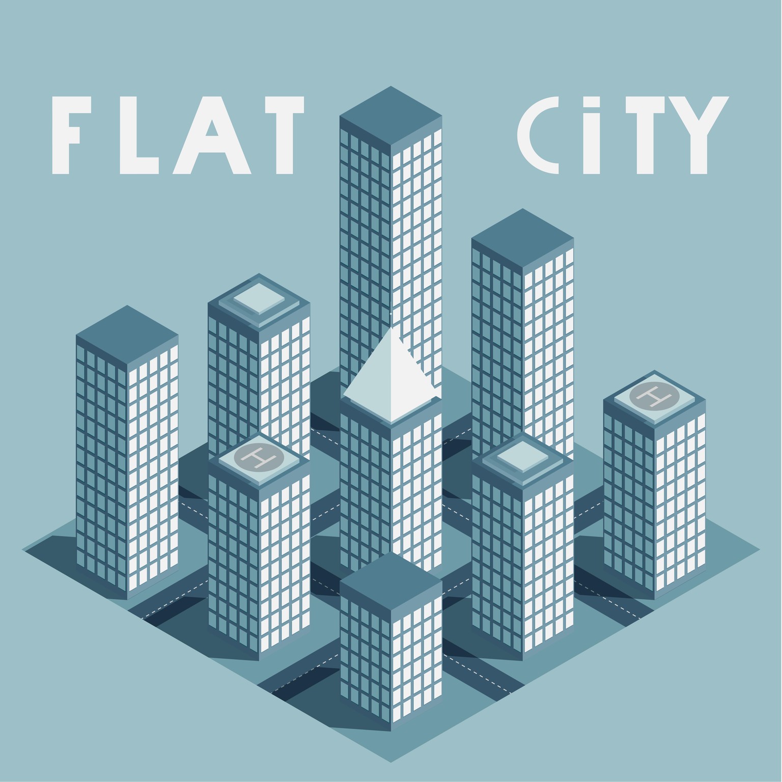 Flat cities - image 1 - student project
