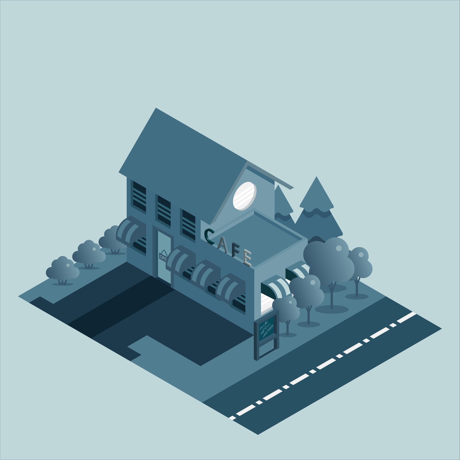Flat cities - image 4 - student project