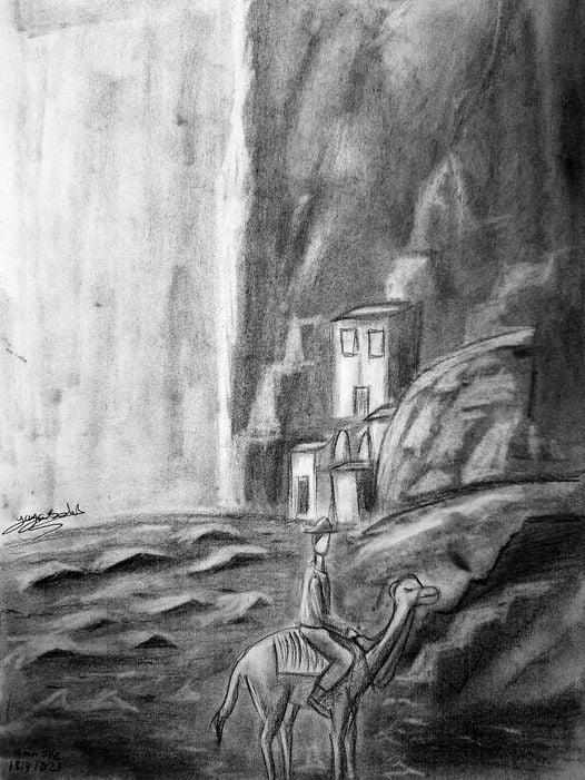 Charcoal sketch - image 1 - student project