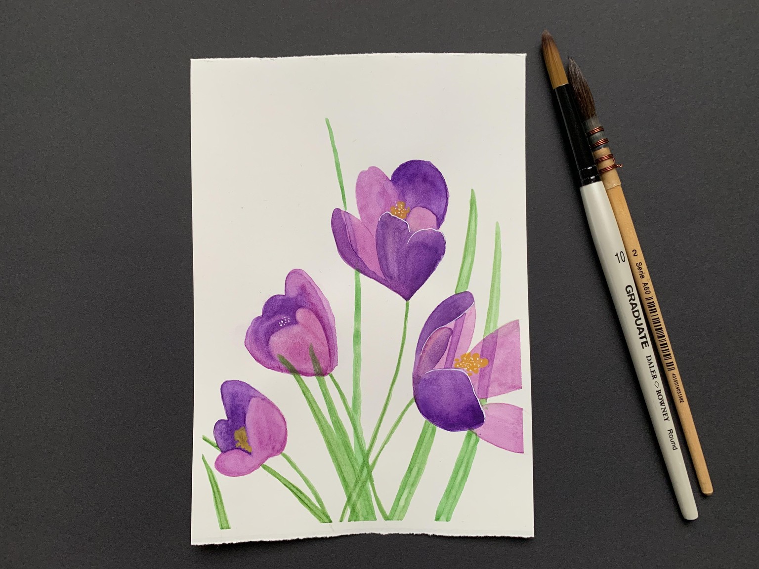 Floral watercolour fun - image 3 - student project