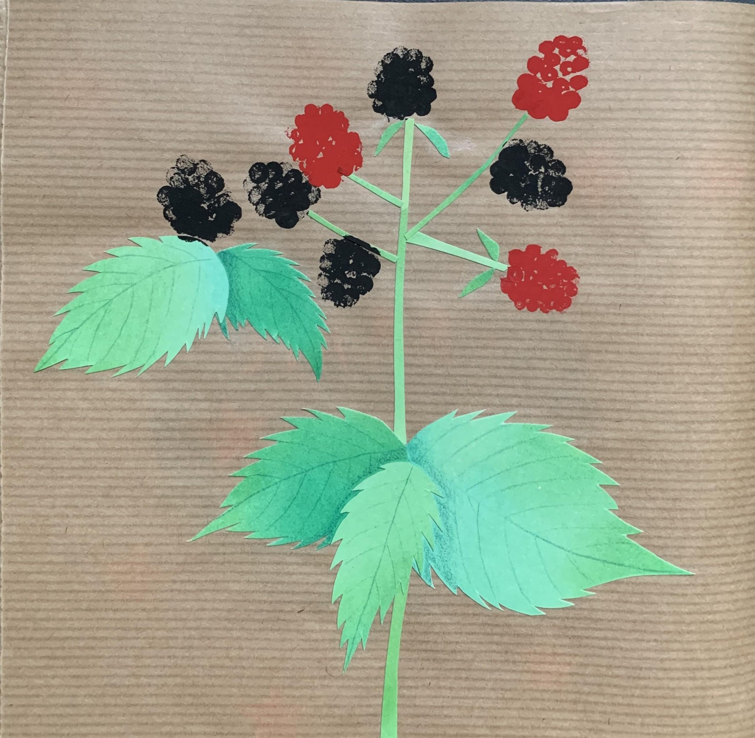 Newfound love: creating on brown paper - image 3 - student project
