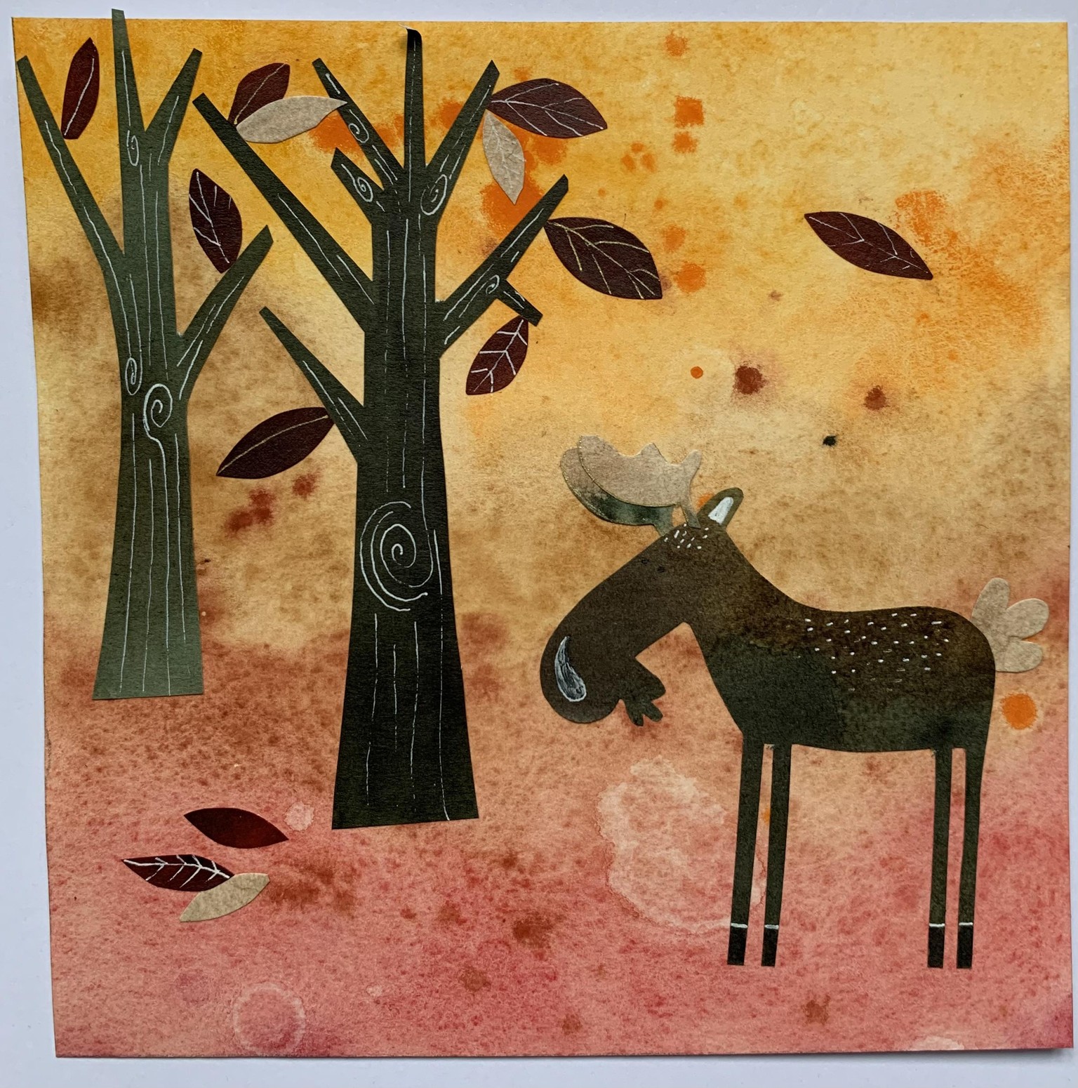 Mr Moose in the autumn forest - image 1 - student project