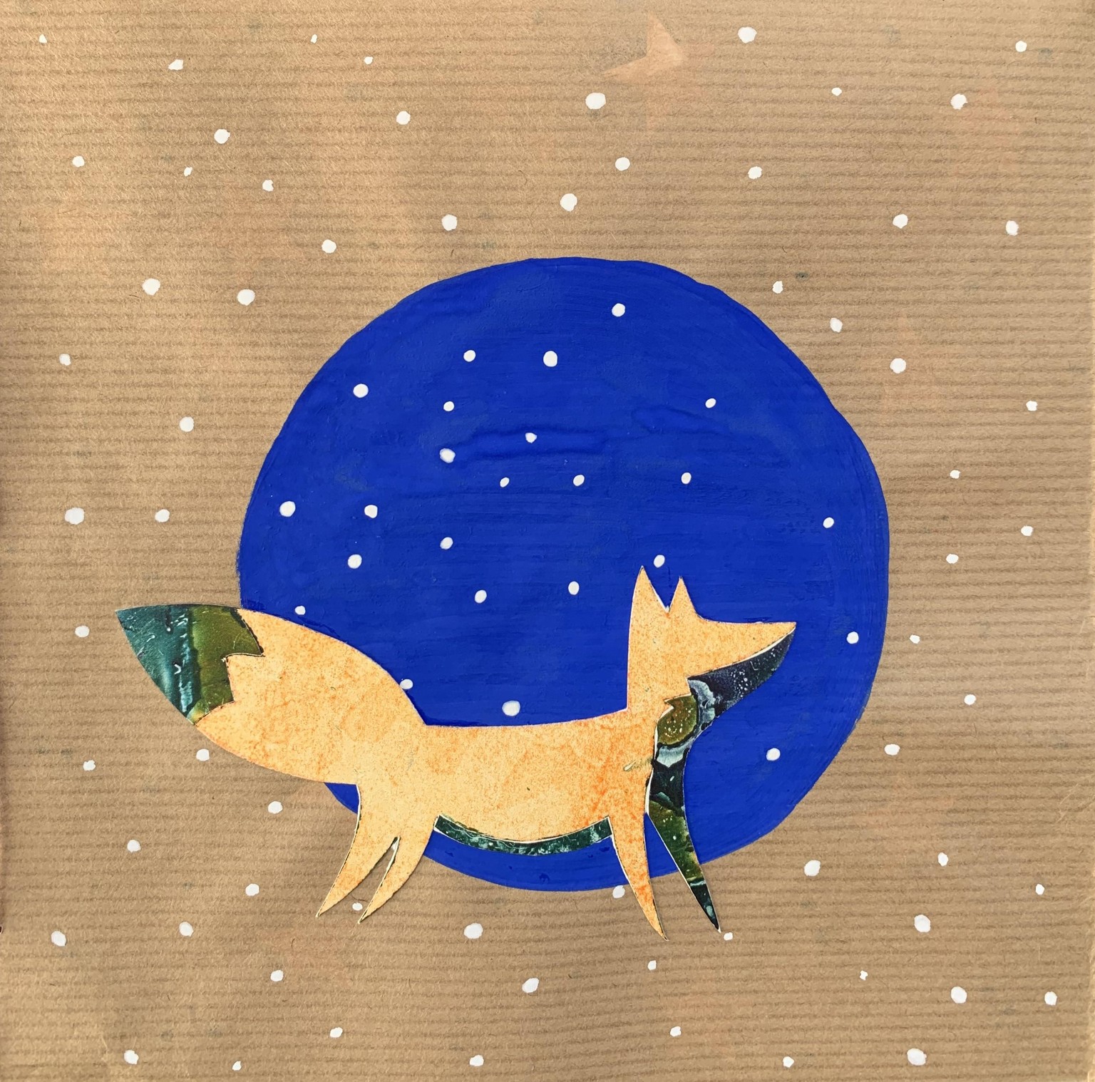 Newfound love: creating on brown paper - image 5 - student project