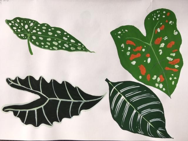 Leaves and flowers - image 1 - student project