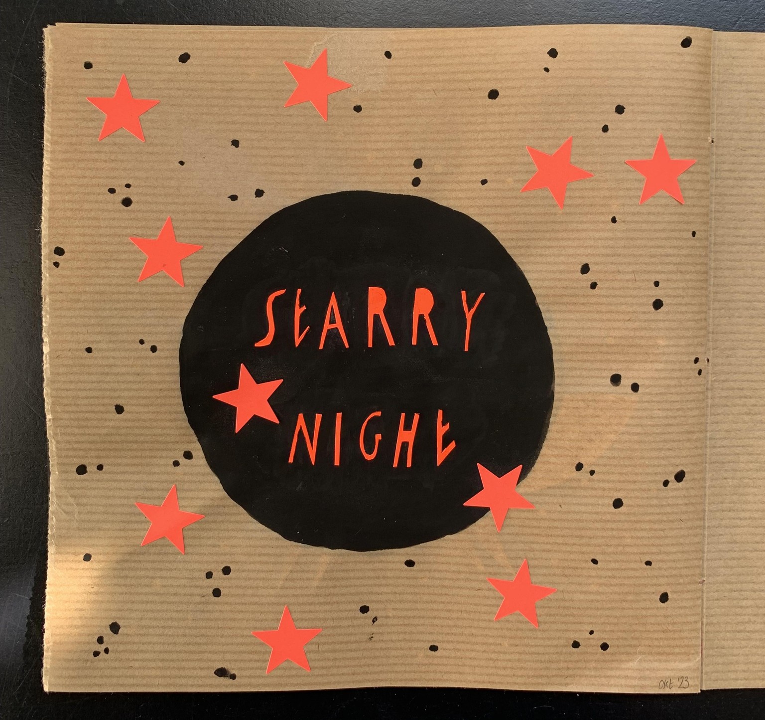 Newfound love: creating on brown paper - image 4 - student project