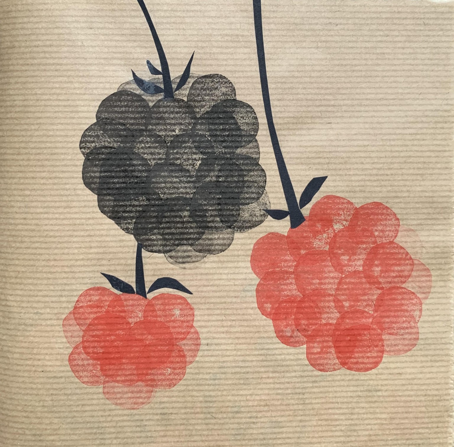 Newfound love: creating on brown paper - image 2 - student project