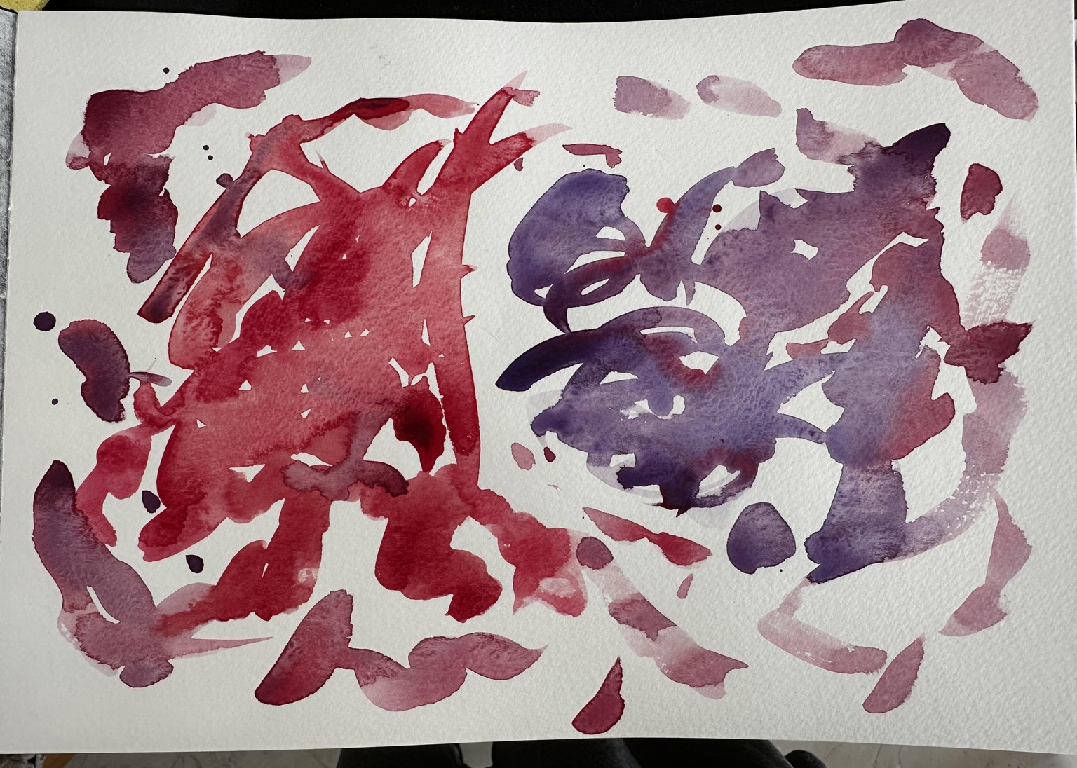 My Abstract Watercolour Project - image 1 - student project