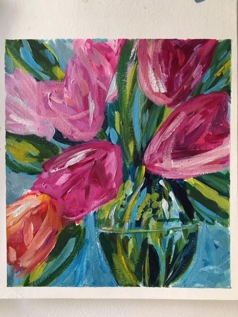 abstract tulips - image 2 - student project