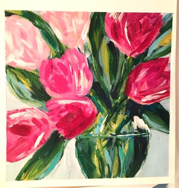 abstract tulips - image 1 - student project