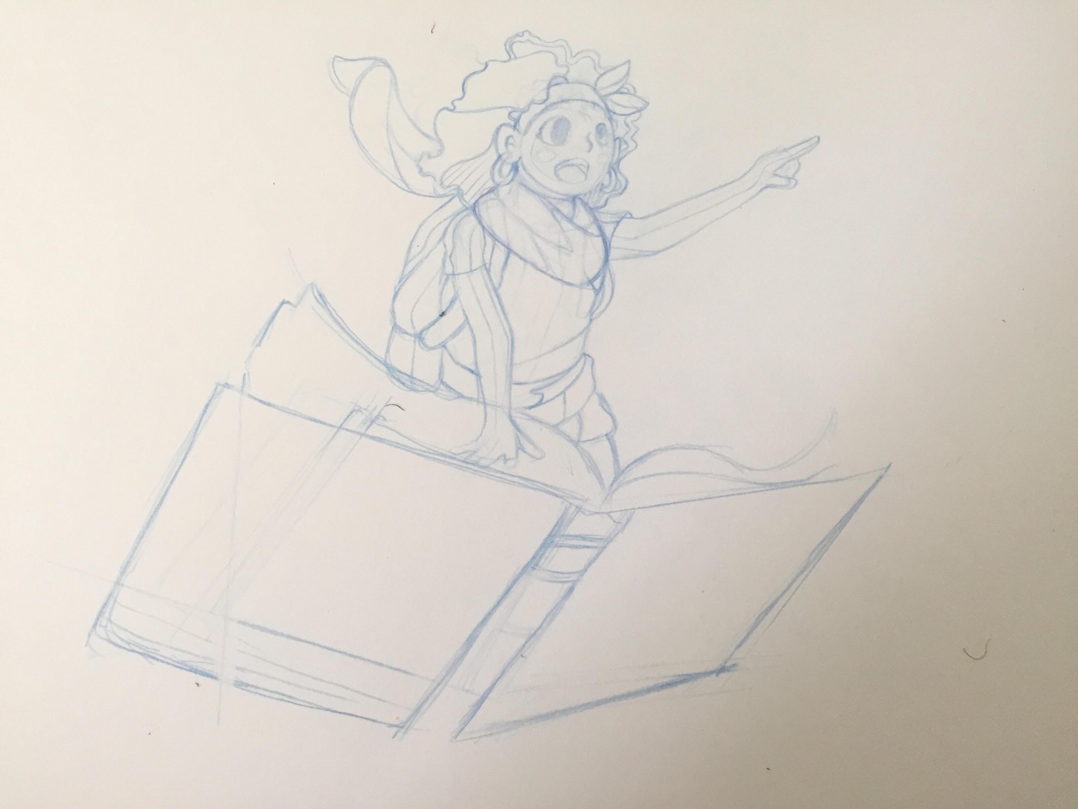 Caribbean Literature Space themed illustration - image 3 - student project