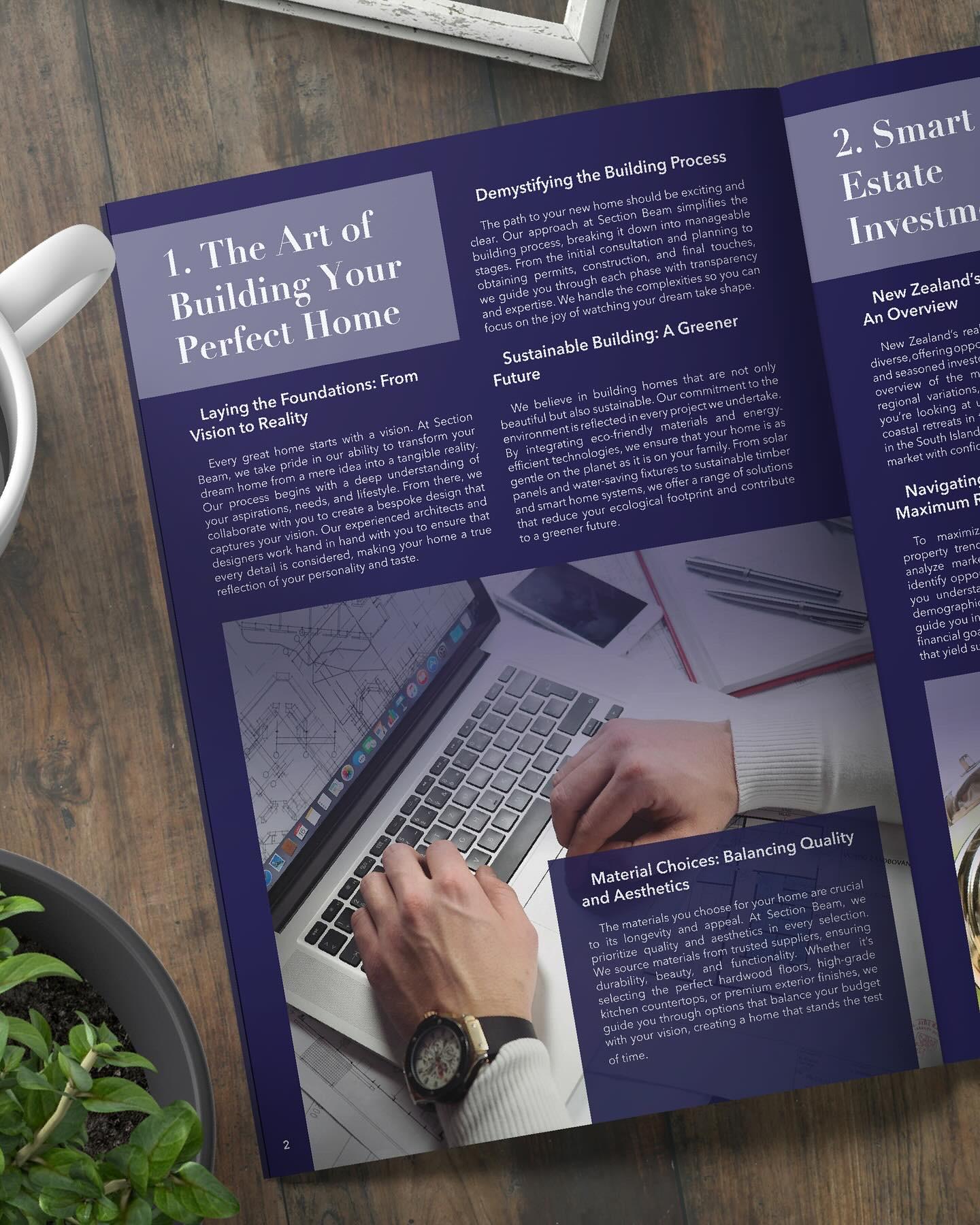 Brochure for a construction company. - image 4 - student project