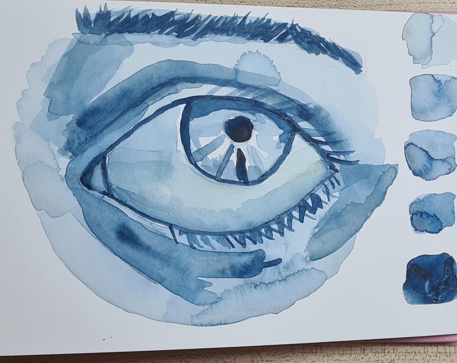 Day 1 and 2 of 30 day eyes - image 1 - student project