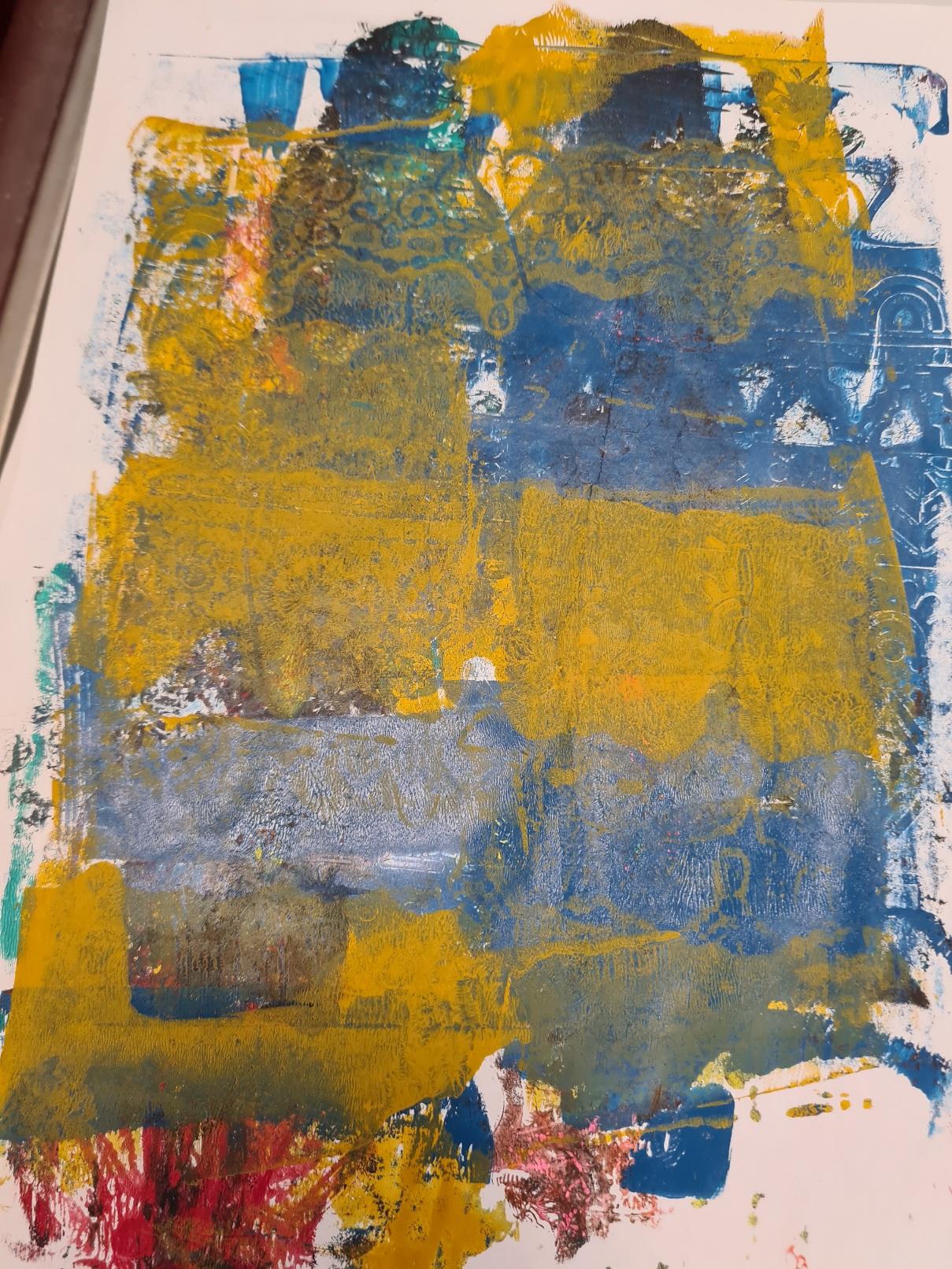 Gelli plates simple - image 5 - student project