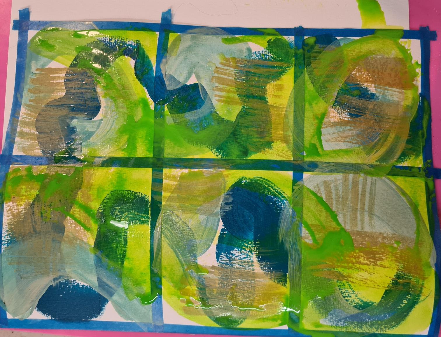 Mini series of layered abstracts - image 2 - student project