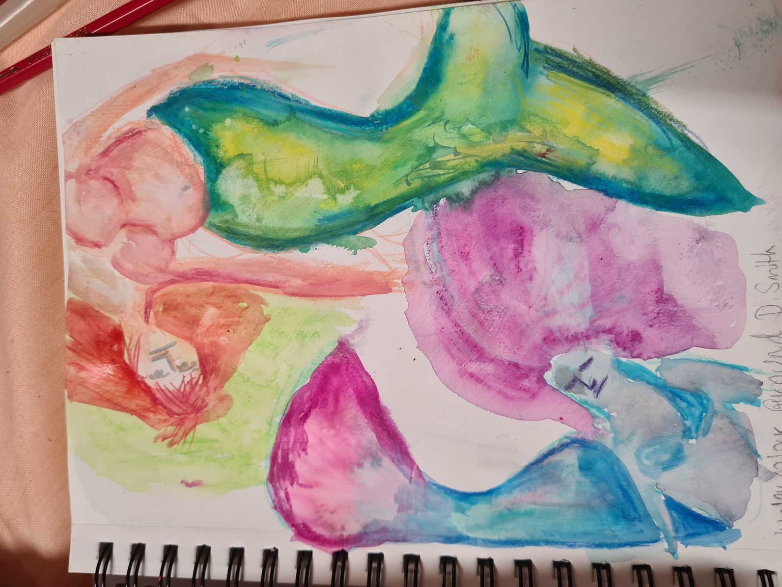 Mermaid composition - image 4 - student project