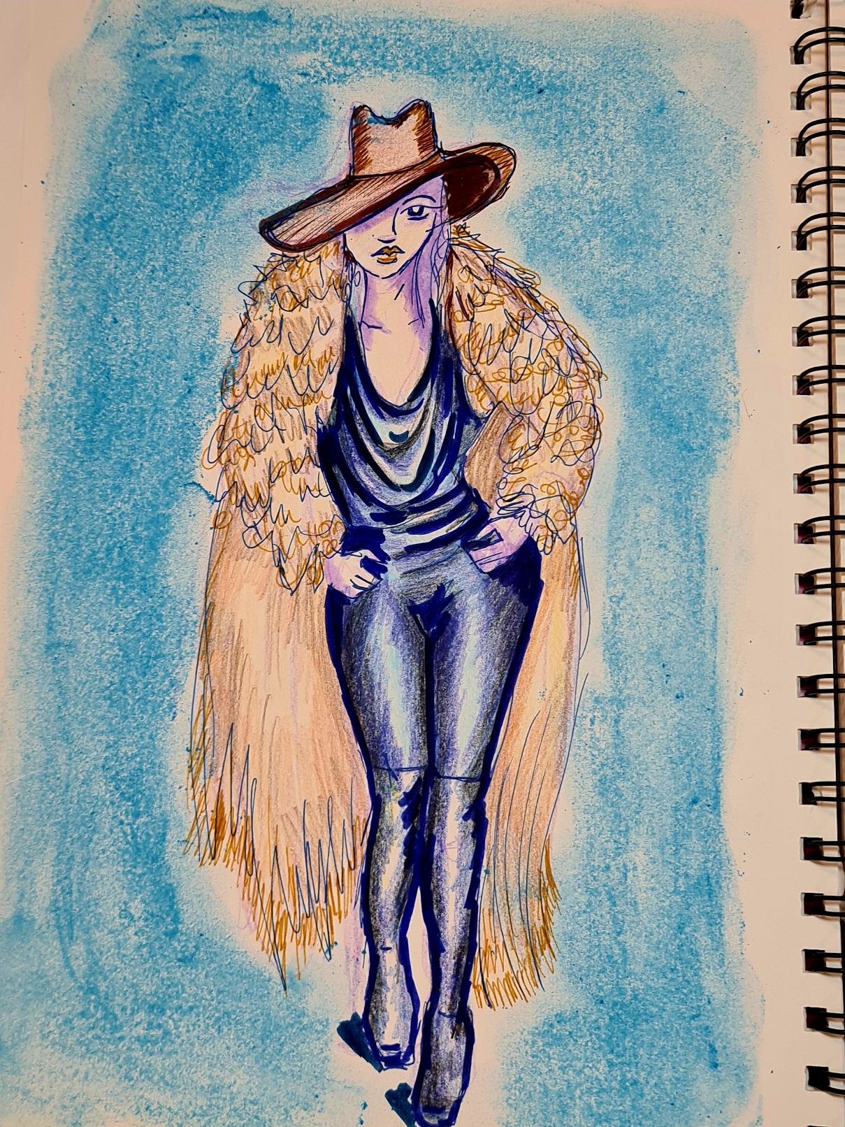 Return to my love affair in Fashion illustration - image 1 - student project