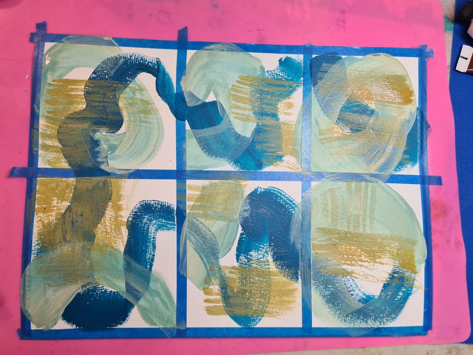 Mini series of layered abstracts - image 1 - student project