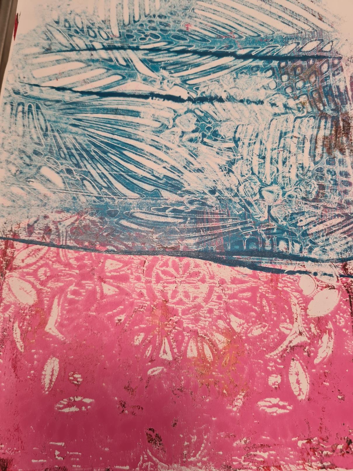 Gelli plates simple - image 4 - student project