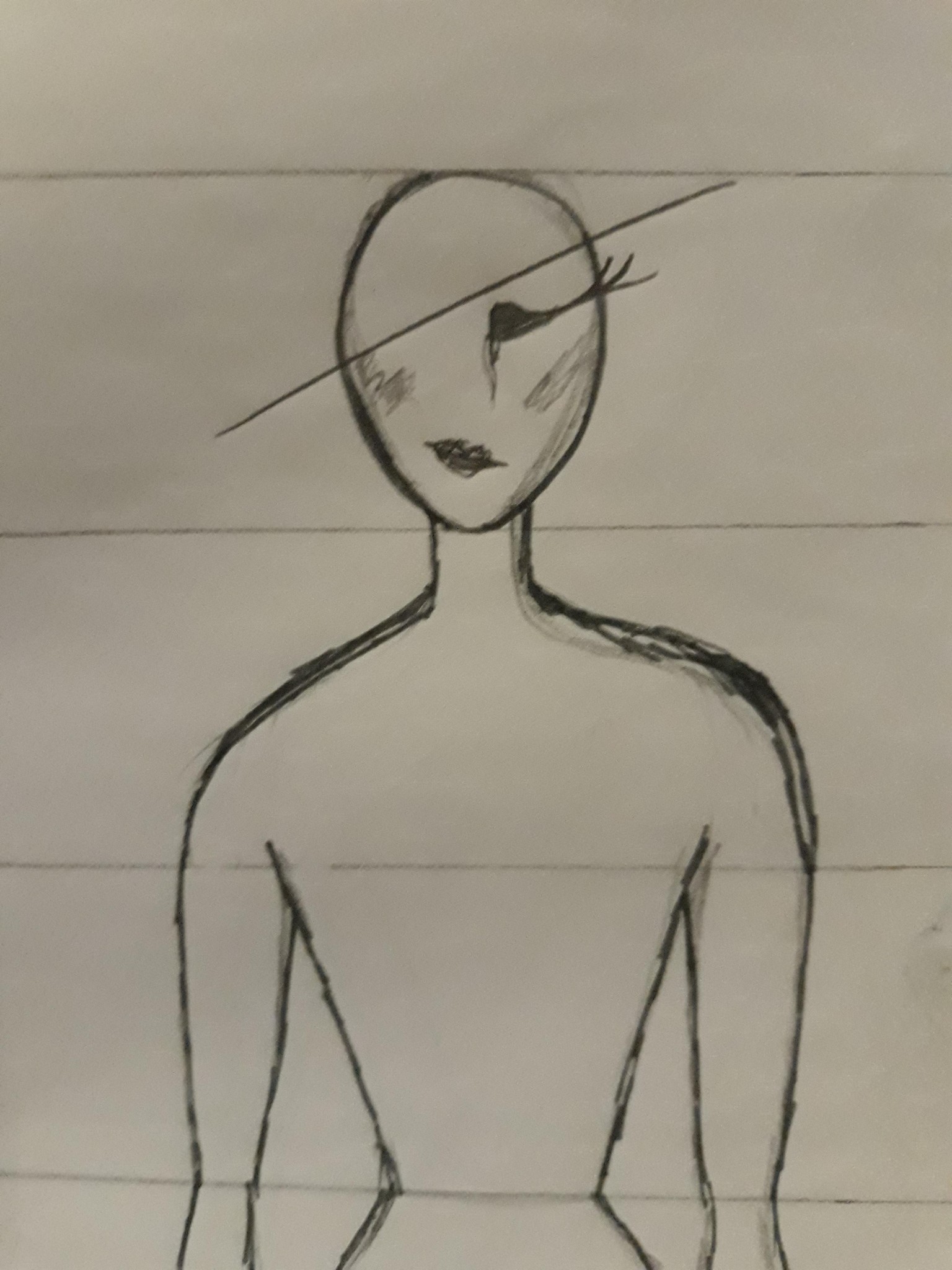 First ever attempt on figure drawing - image 3 - student project
