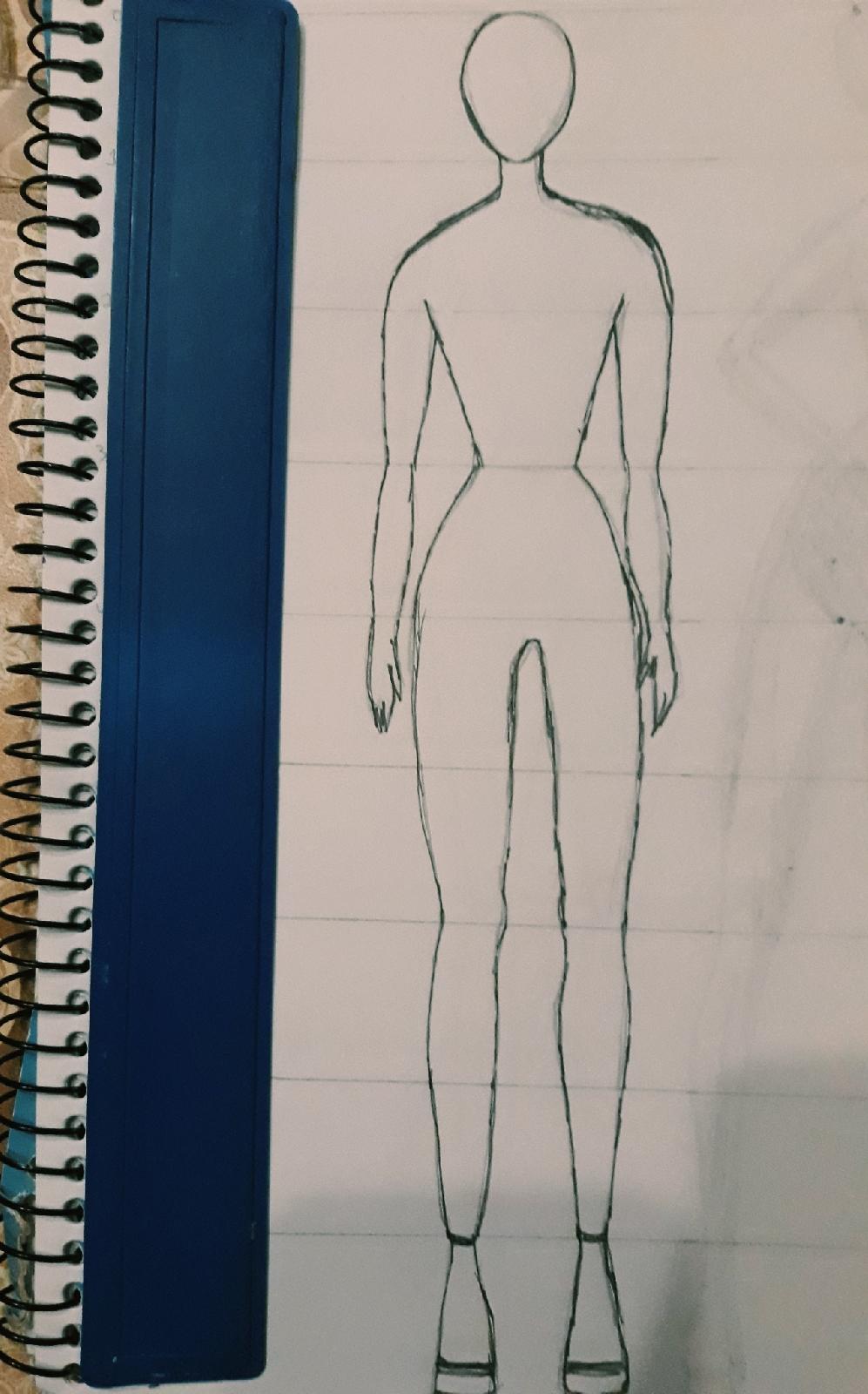 First ever attempt on figure drawing - image 1 - student project