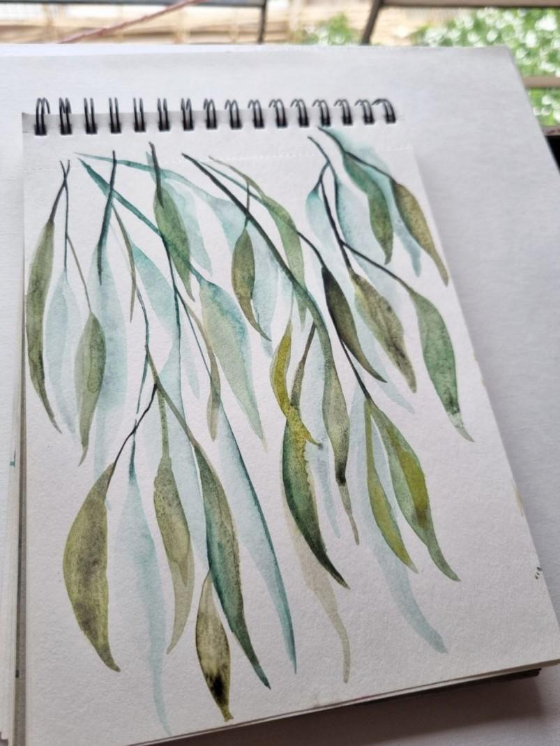 a lot of fun with watercolors! - image 3 - student project