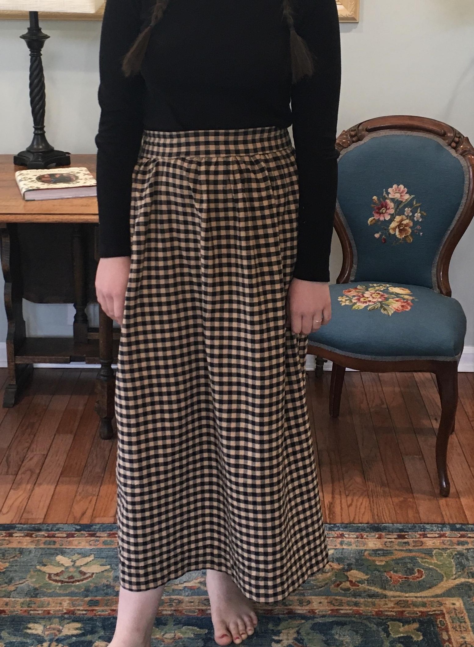 Folk Gathered Skirt - image 1 - student project