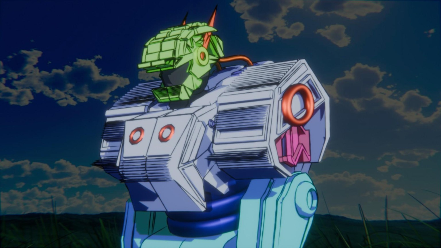 Retro Armored Mecha Bot - image 1 - student project
