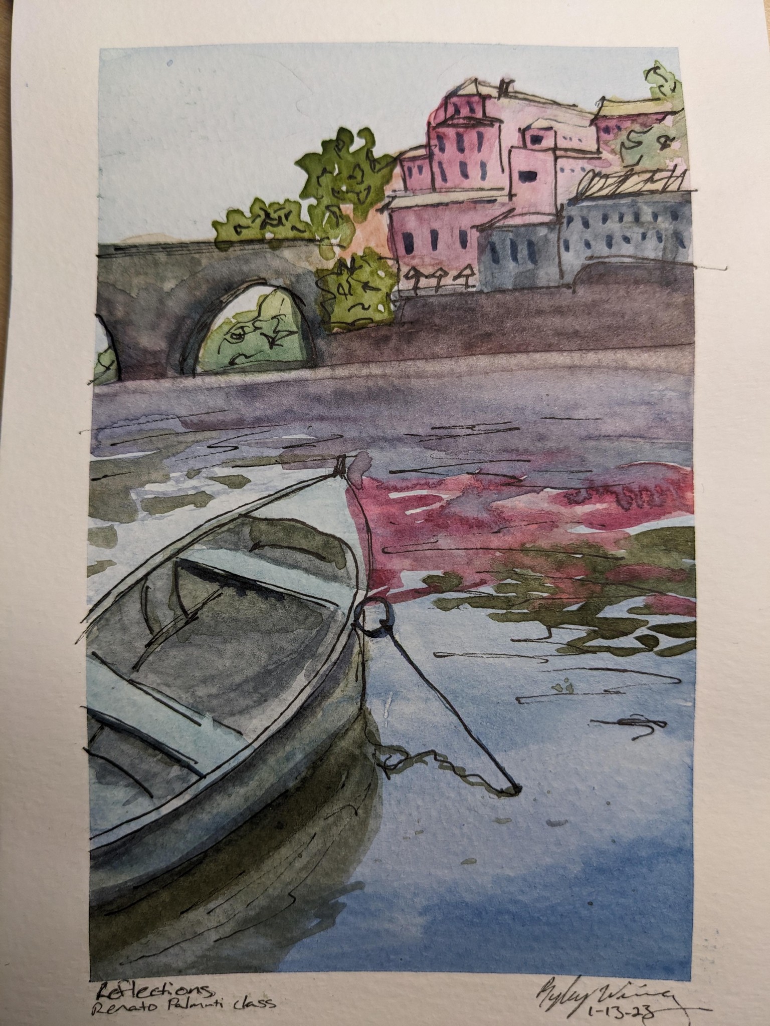 Study on Water Reflections - image 1 - student project