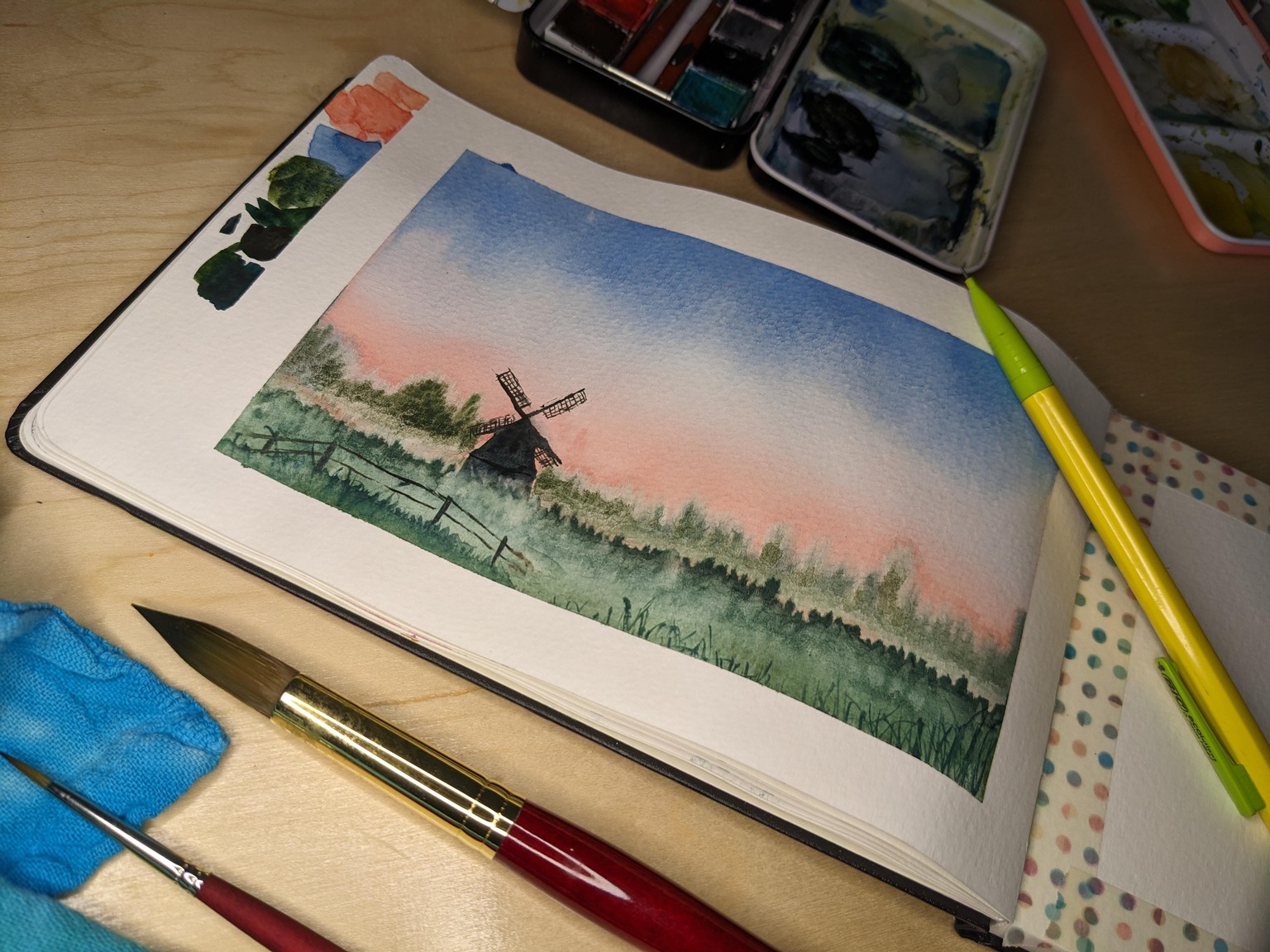 Foggy Landscape Study - image 1 - student project